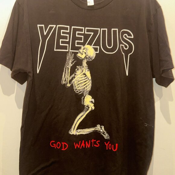 Yeezus "God Wants You" Graphic T-Shirt - Picture 3 of 4